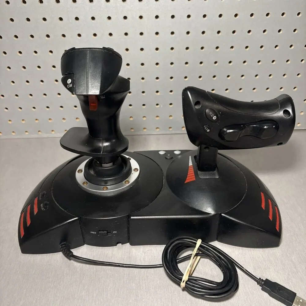 Thrustmaster T-Flight Hotas X Airplane Jet Stick Throttle Joystick PC PS3 WORKS